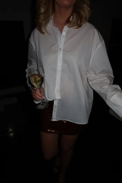 SKJÚRTA | CHLOE hvítt