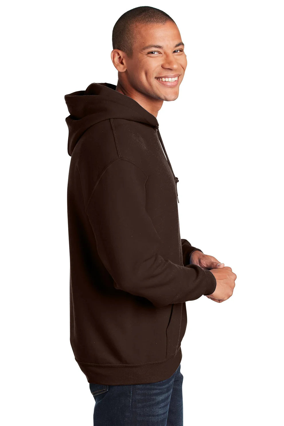 HOODIE | GILDAN chocolate