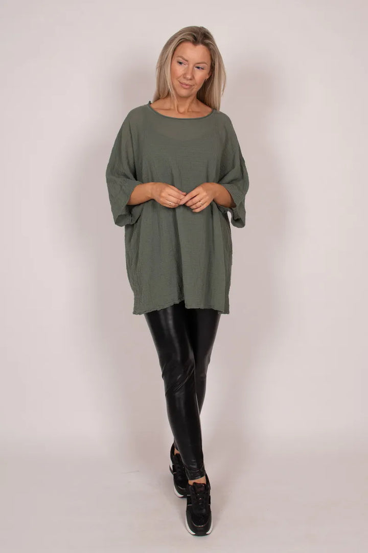 T-SHIRT | LOOSE khaki
