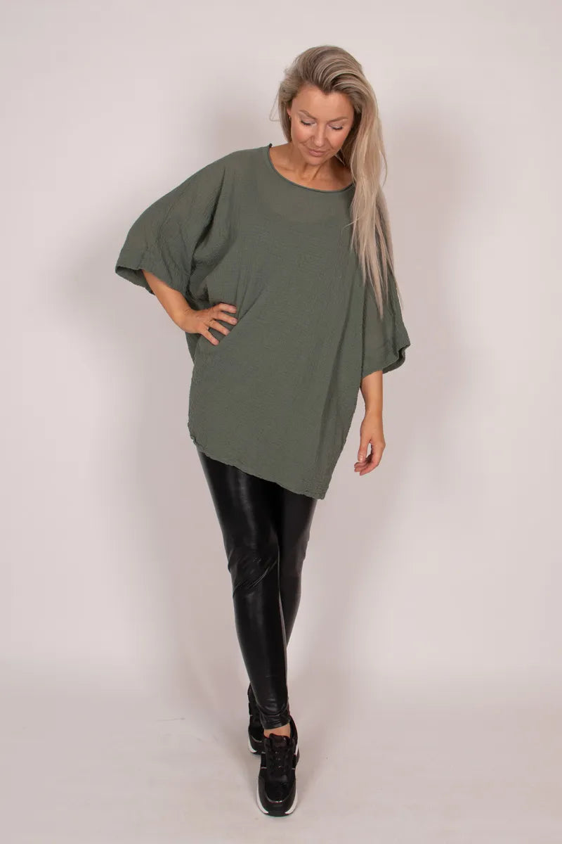 T-SHIRT | LOOSE khaki