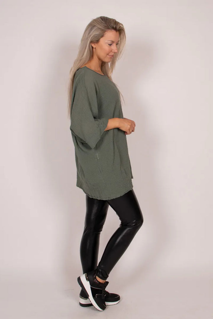T-SHIRT | LOOSE khaki