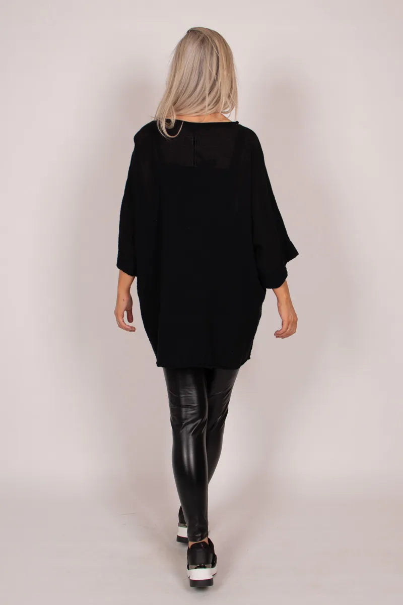 T-SHIRT | LOOSE svart