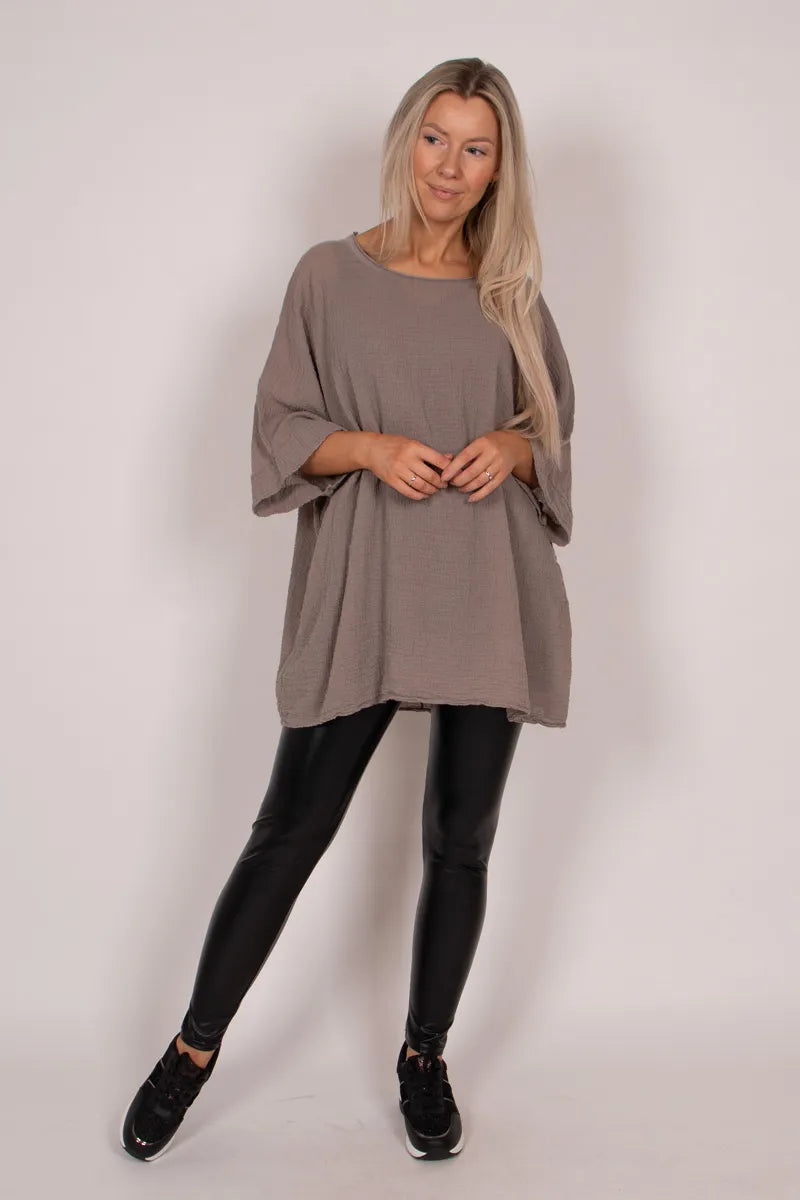 T-SHIRT | LOOSE taupe
