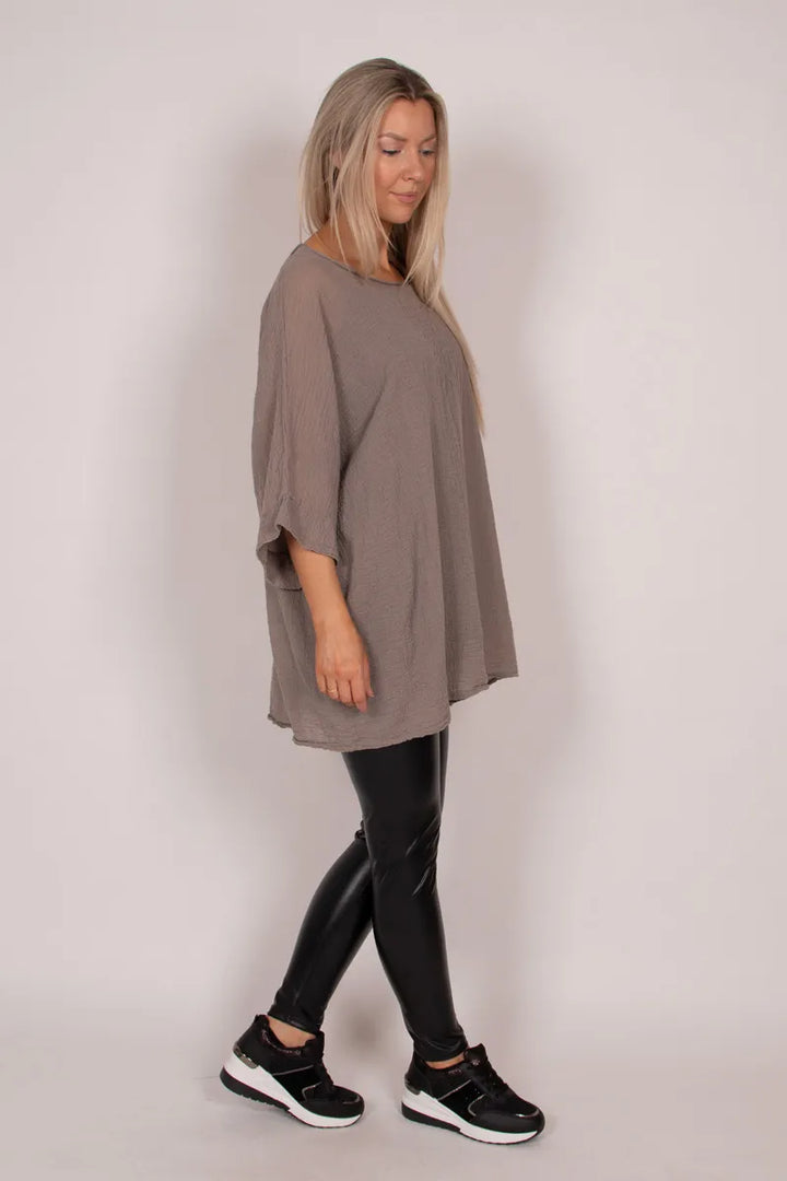 T-SHIRT | LOOSE taupe