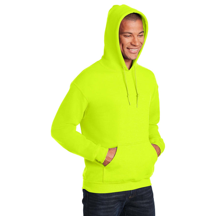 HOODIE | GILDAN safy green