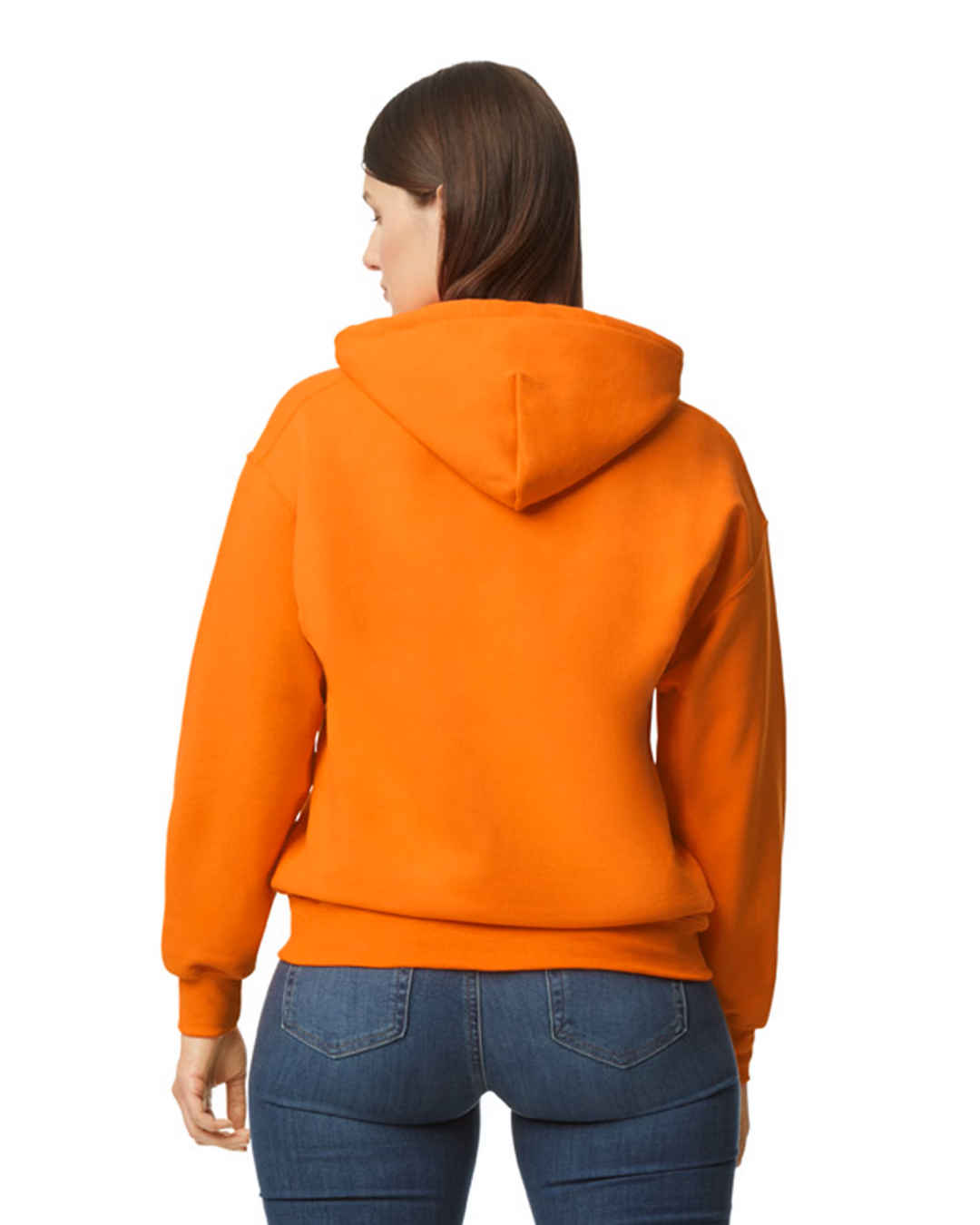 HOODIE | GILDAN safy orange