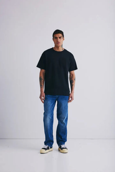 T-SHIRT | DANTON svart