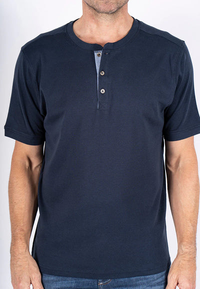 T-SHIRT | GRANDAD navy