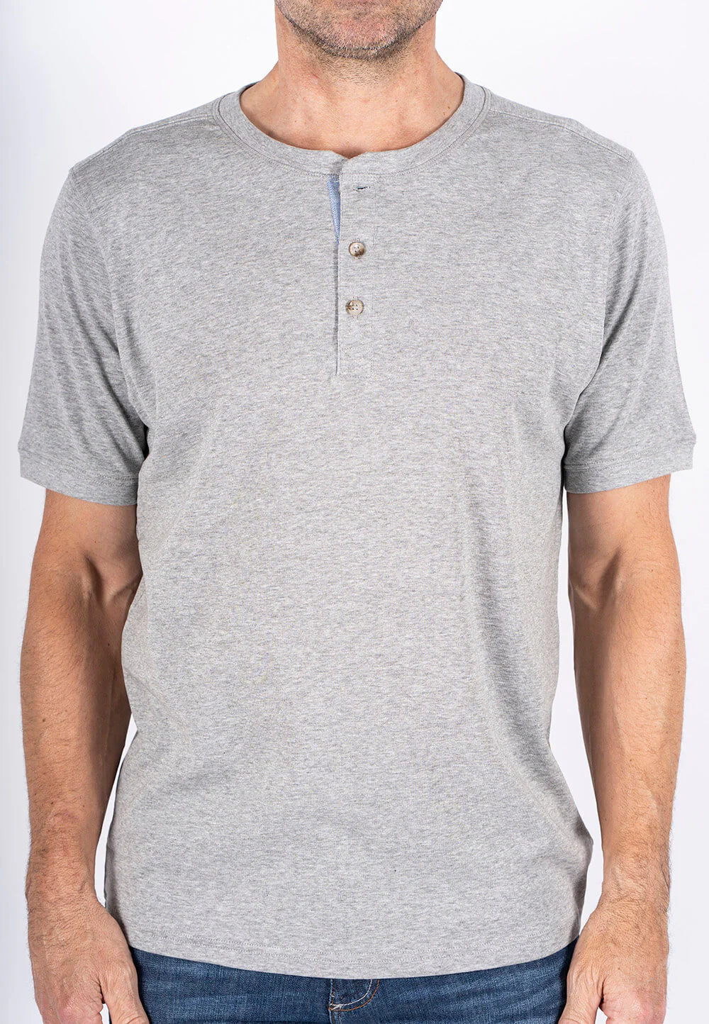 T-SHIRT | GRANDAD grey