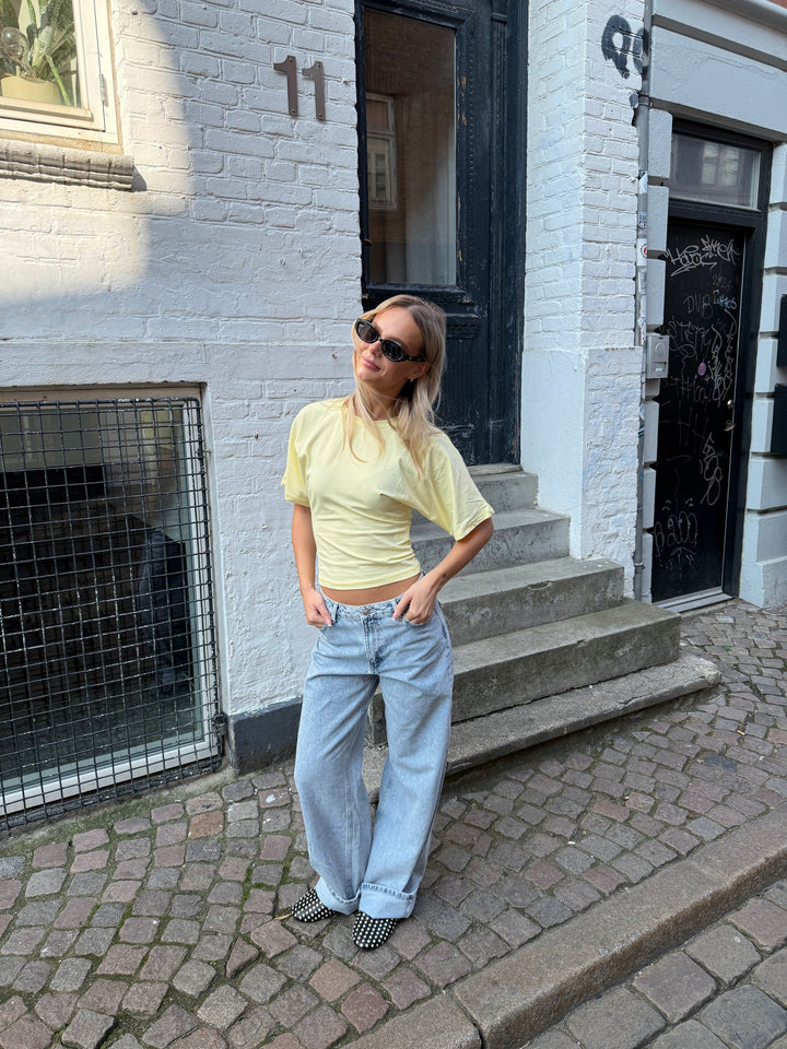 KLARA TOP | WAISTED yellow