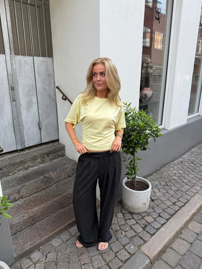 BUKSUR | NORA svart melange