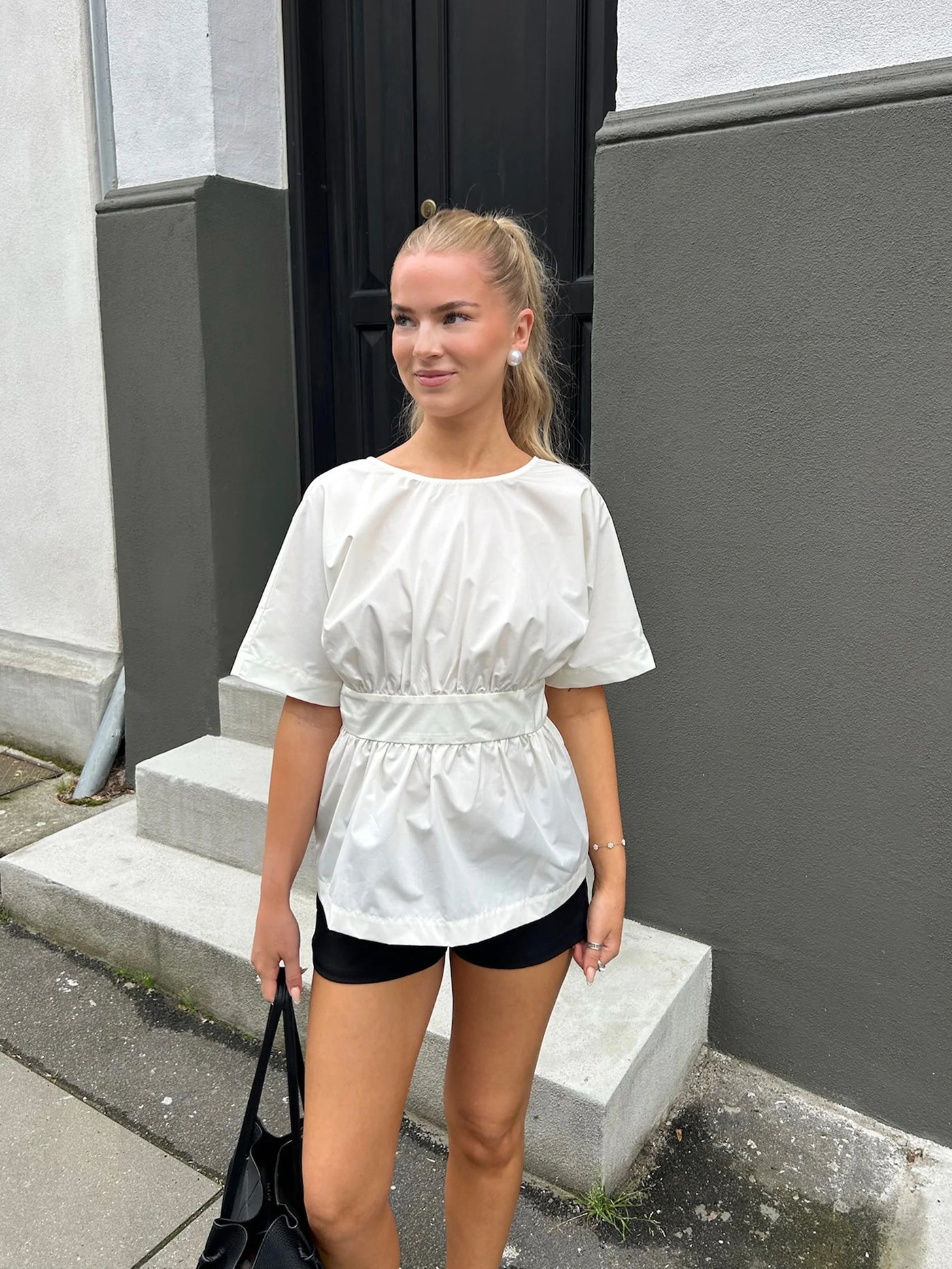 TOPPUR | STEPHANIE hvítt