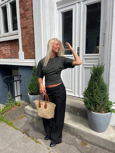 KLARA TOP | WAISTED army