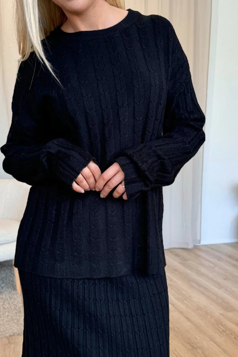 BLUSA | BUNDIN svart