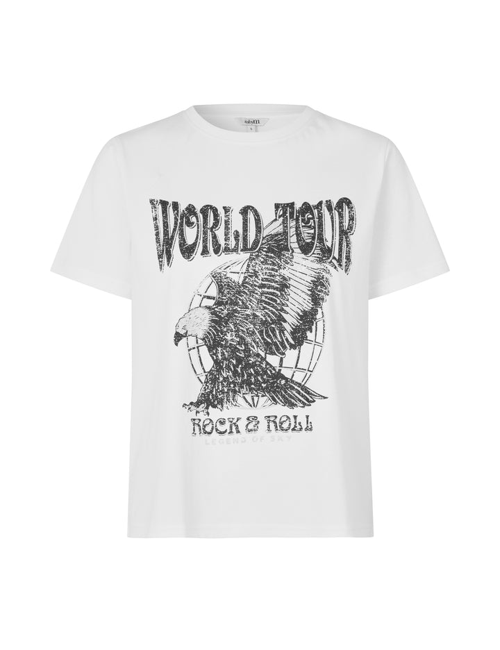 T-SHIRT | WORLD hvítt