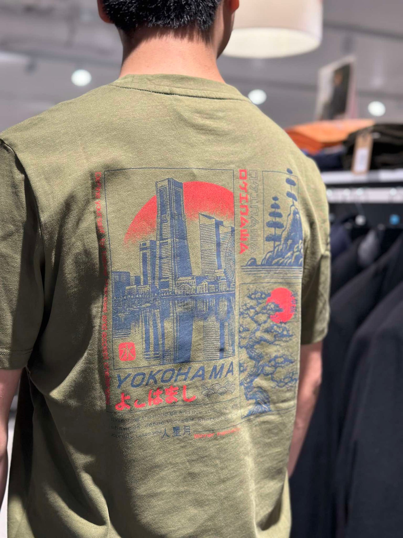 T-SHIRT | YOKOHAMA olive