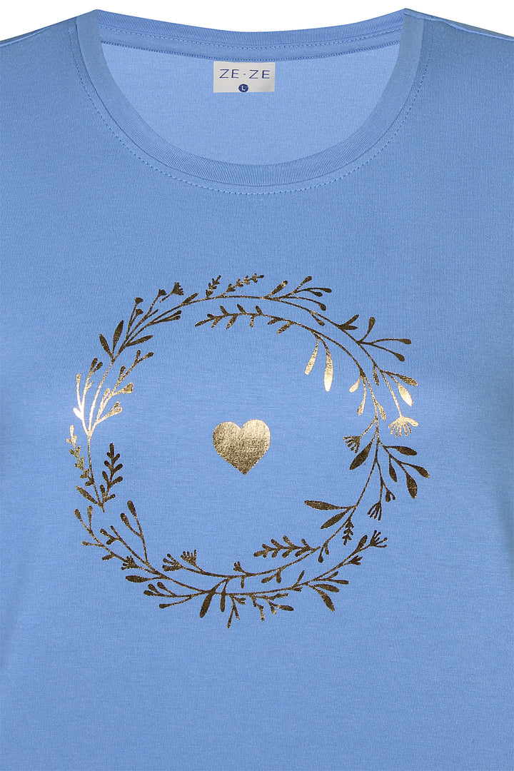 T-SHIRT | LUNA blue