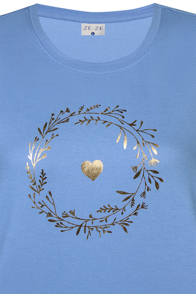 T-SHIRT | LUNA blue