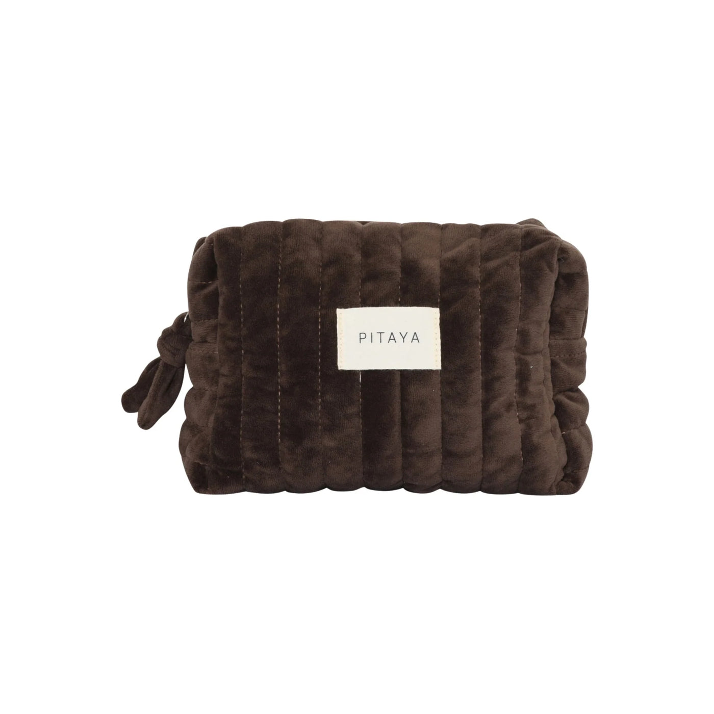 MEDIUM MAKEUP BAG | VELVET brown