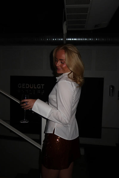 SKJÚRTA | GEORGINA hvítt