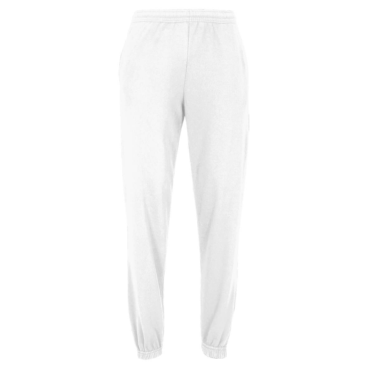 SWEATPANTS | FRUIT ELASTIK hvítt