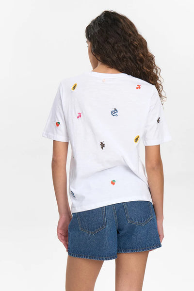 T-SHIRT | ZOEY hvít