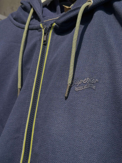 HOODIE ZIP | JAS blue