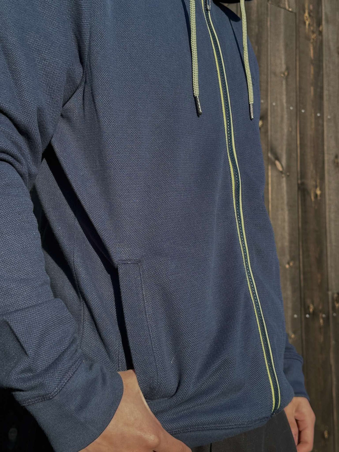 HOODIE ZIP | JAS blue