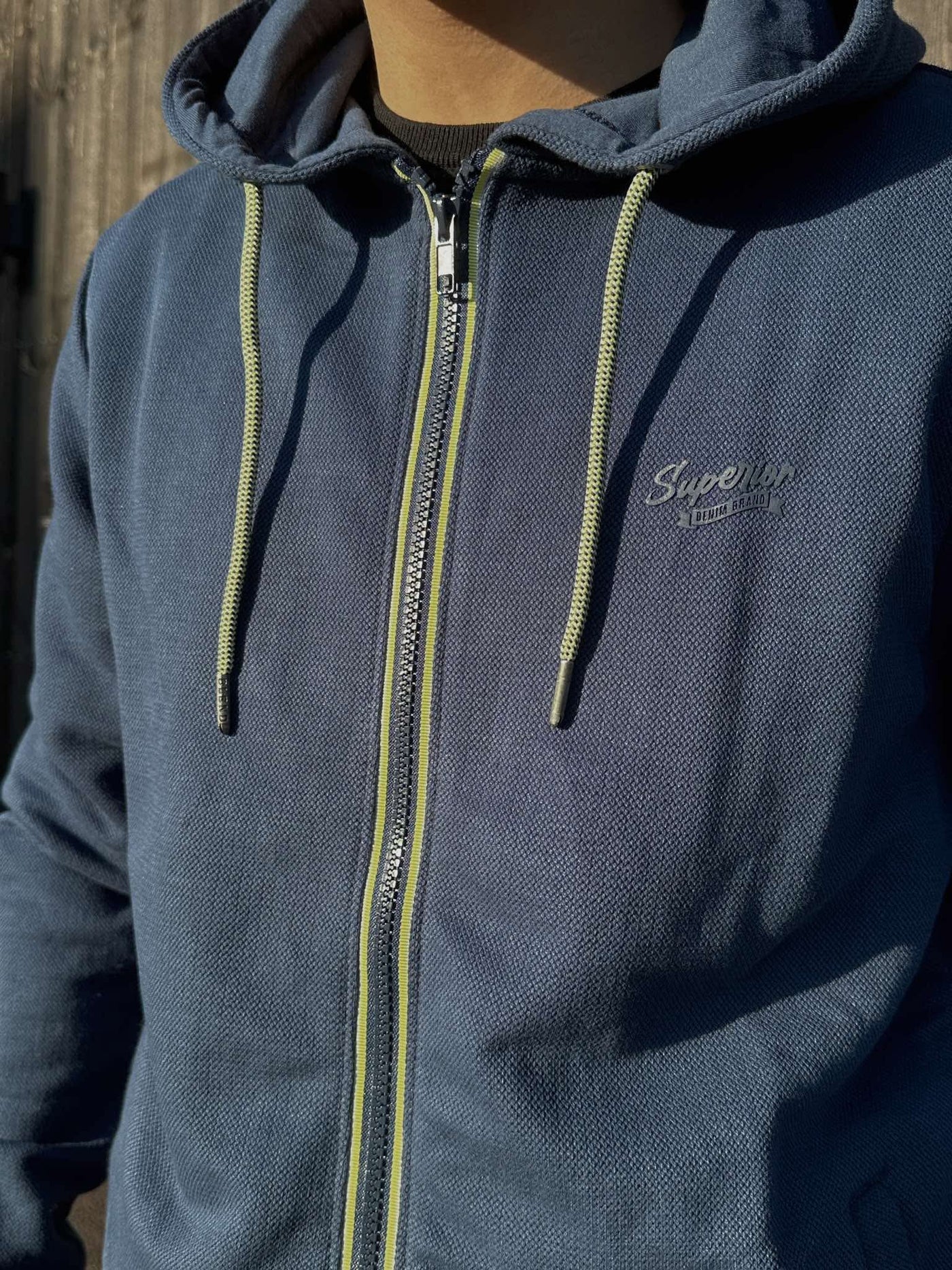 HOODIE ZIP | JAS blue