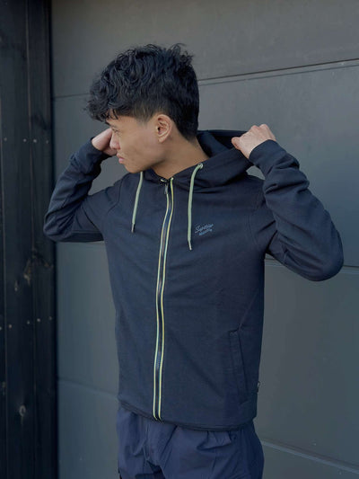 HOODIE ZIP | JAS svart