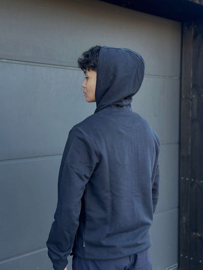 HOODIE ZIP | JAS svart