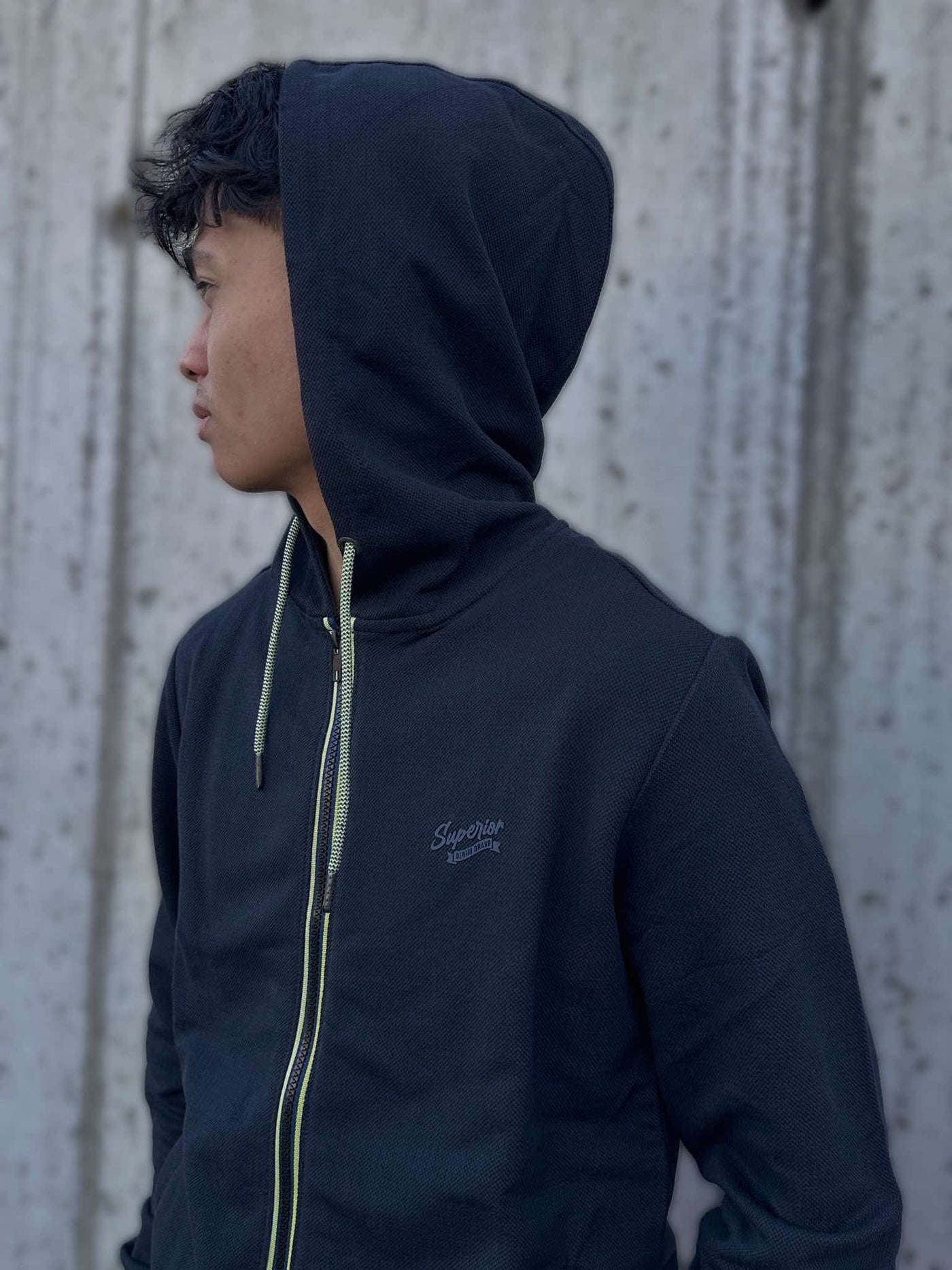 HOODIE ZIP | JAS svart