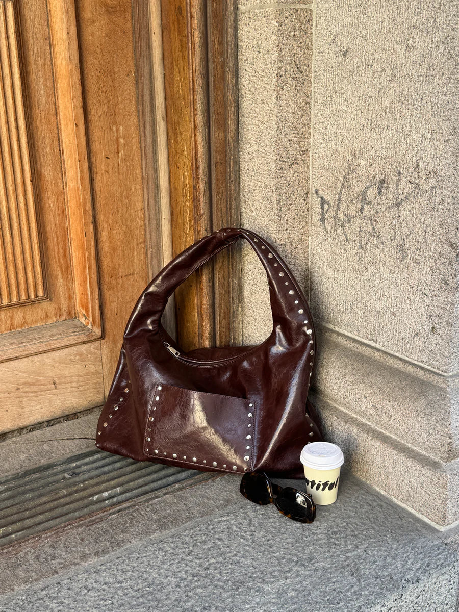 TASKA | ELLA STUD brown