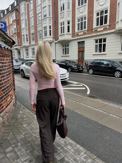 TOPPUR | MARTA BOATNECK pink