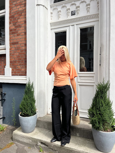 KLARA TOP | WAISTED apricot