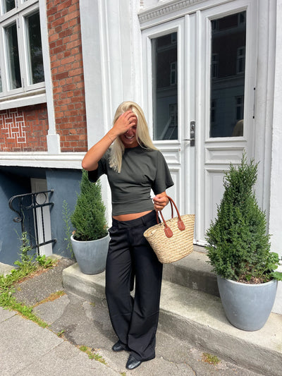 KLARA TOP | WAISTED army