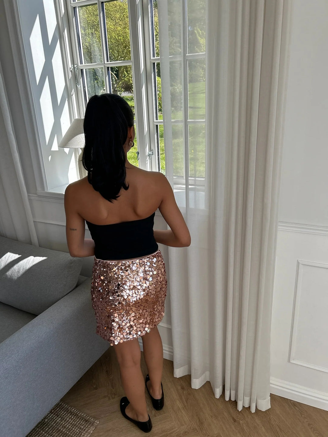 TOPPUR | MARTA BANDEAU svart