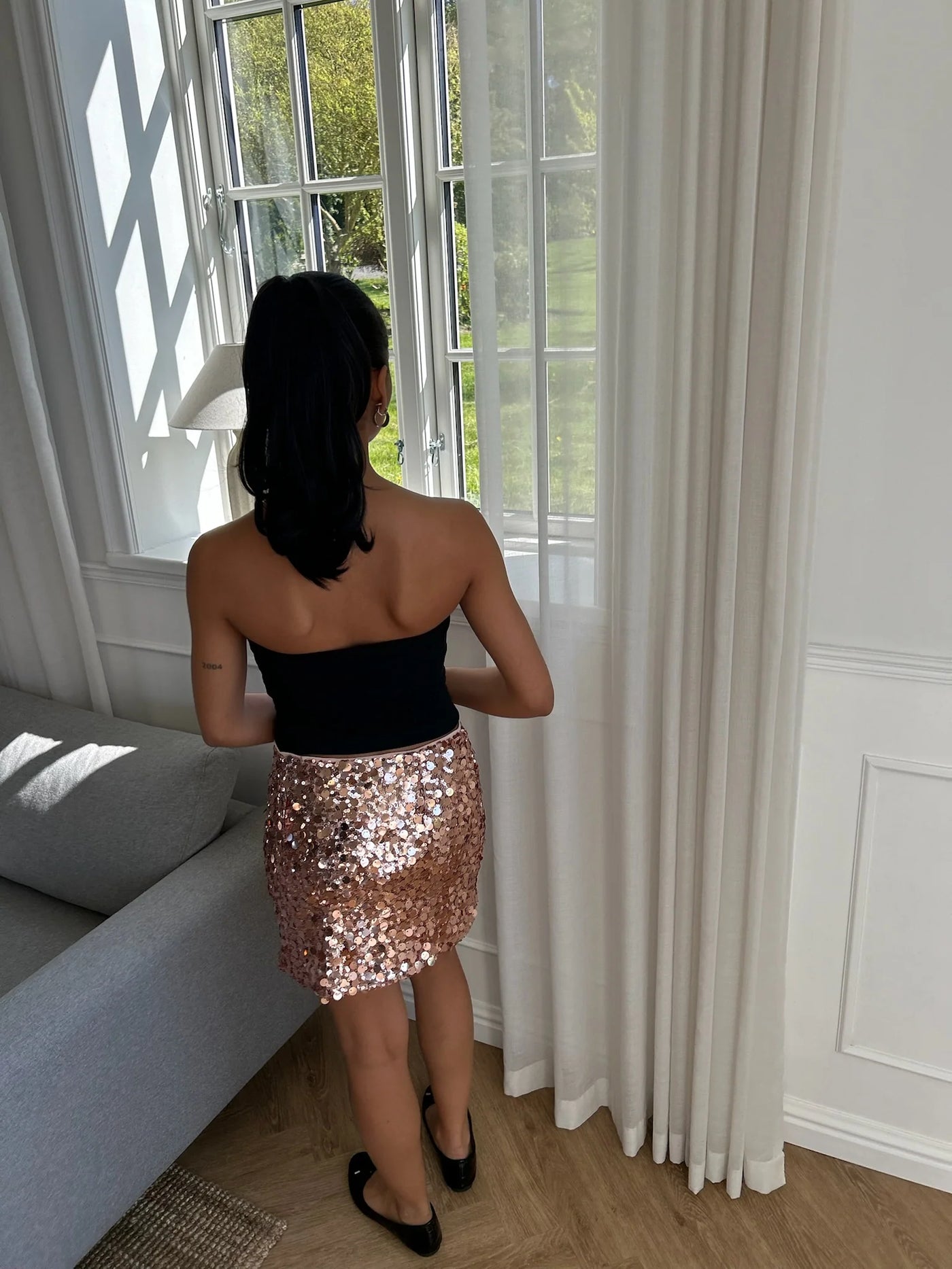 TOPPUR | MARTA BANDEAU svart