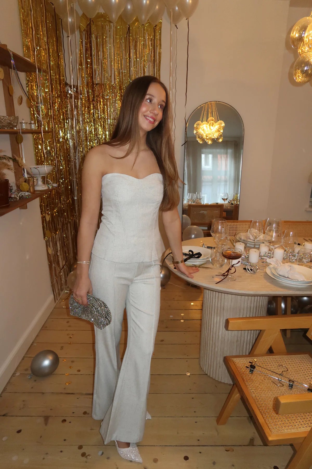 TOPPUR | CIRKELINE l.grey