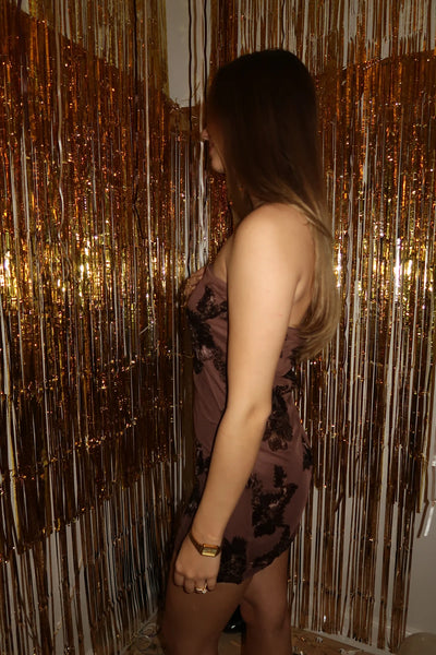 KJÓLI | LILY MESH brown