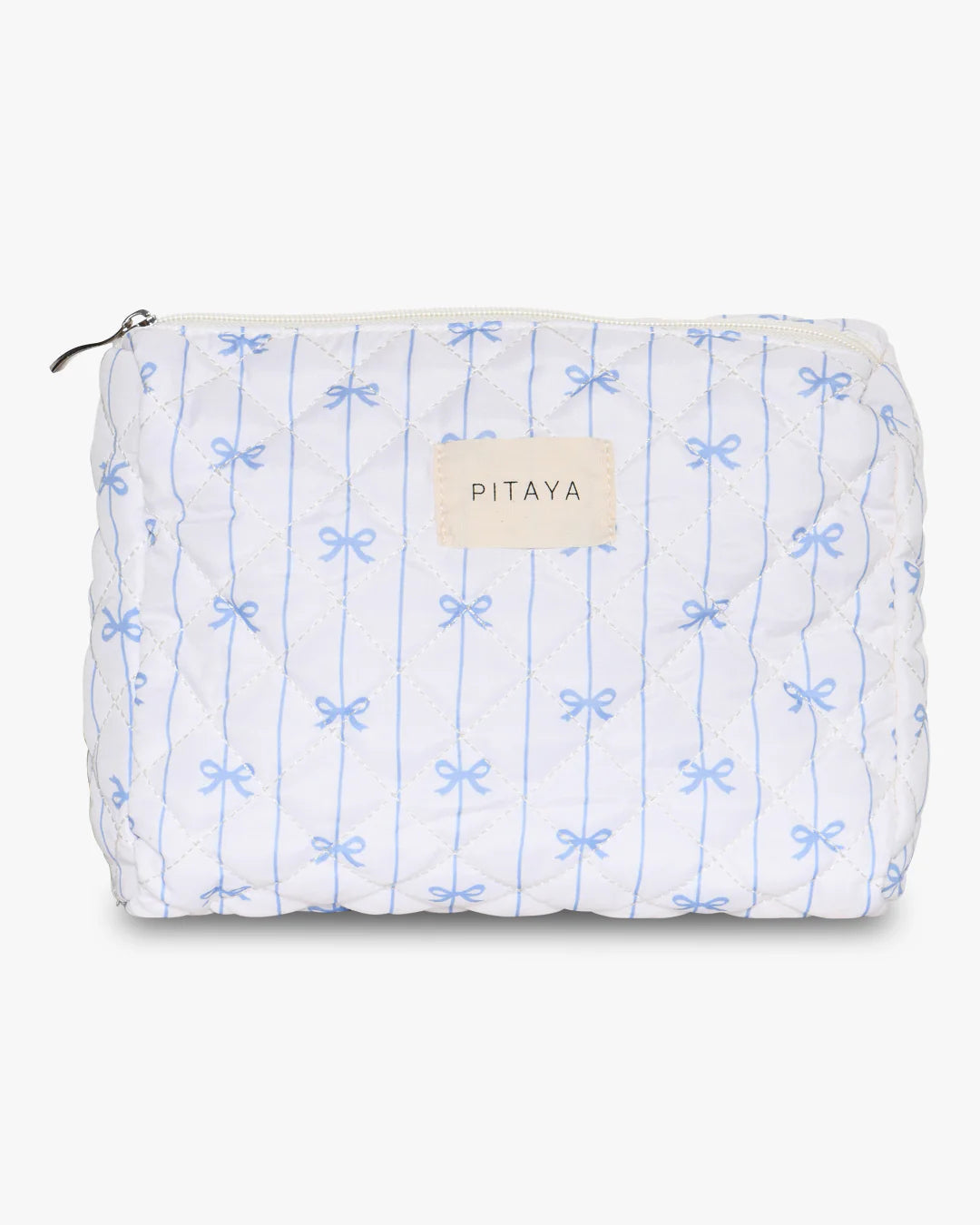 MEDIUM MAKEUP BAG | BLUE BOW