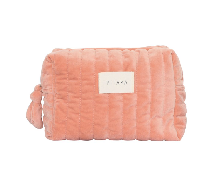 MEDIUM MAKEUP BAG | VELVET pistachio