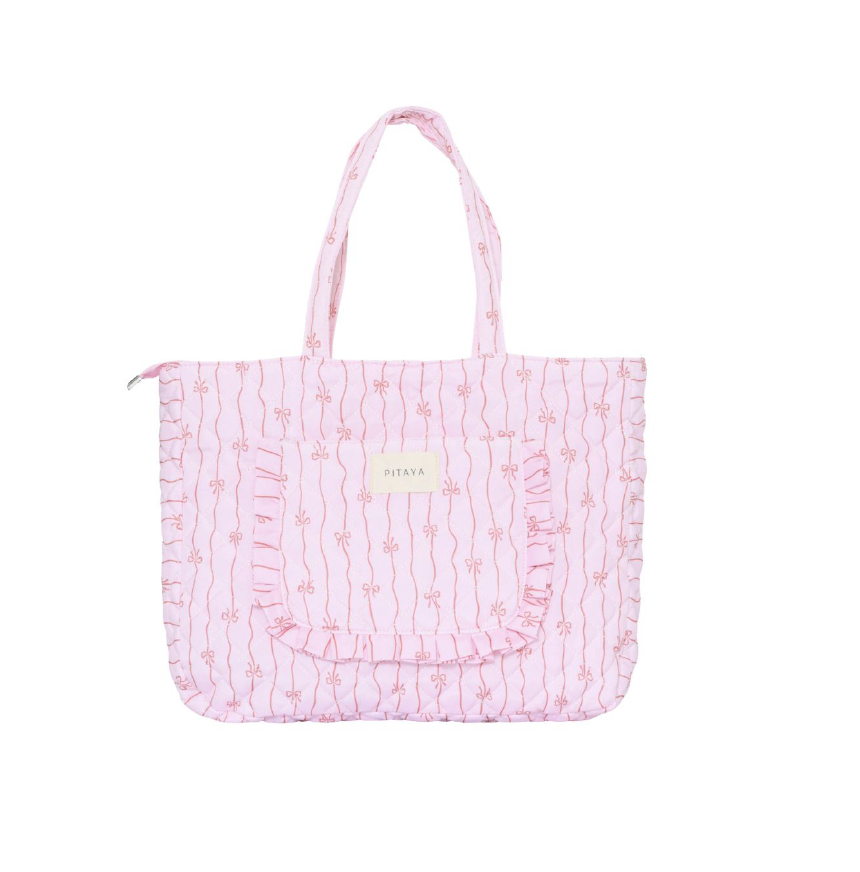 TOTE BAG | FRILL pink