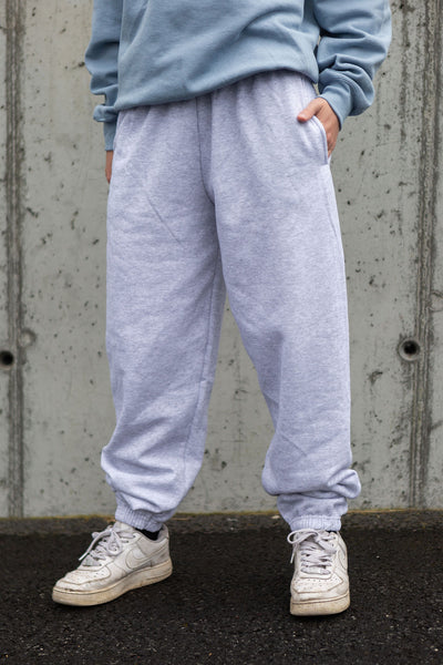 SWEATPANTS | FRUIT ELASTIK grátt