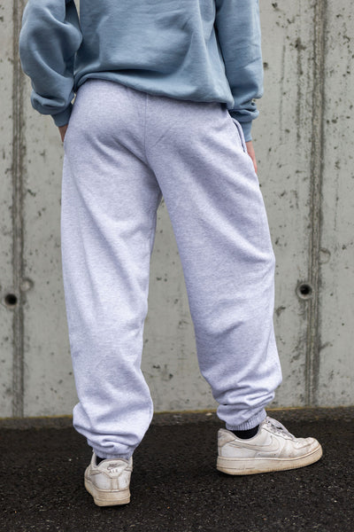 SWEATPANTS | FRUIT ELASTIK grátt