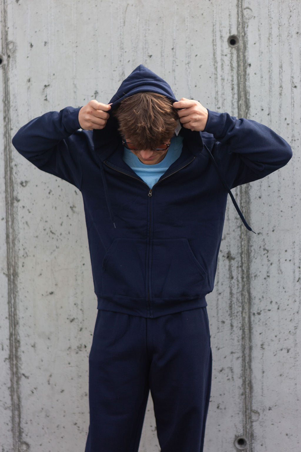 ZIPHOODIE | FRUIT navy