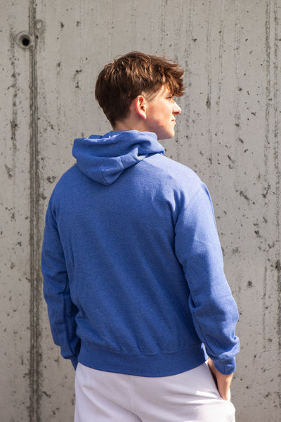 HOODIE | FRUIT heather blue