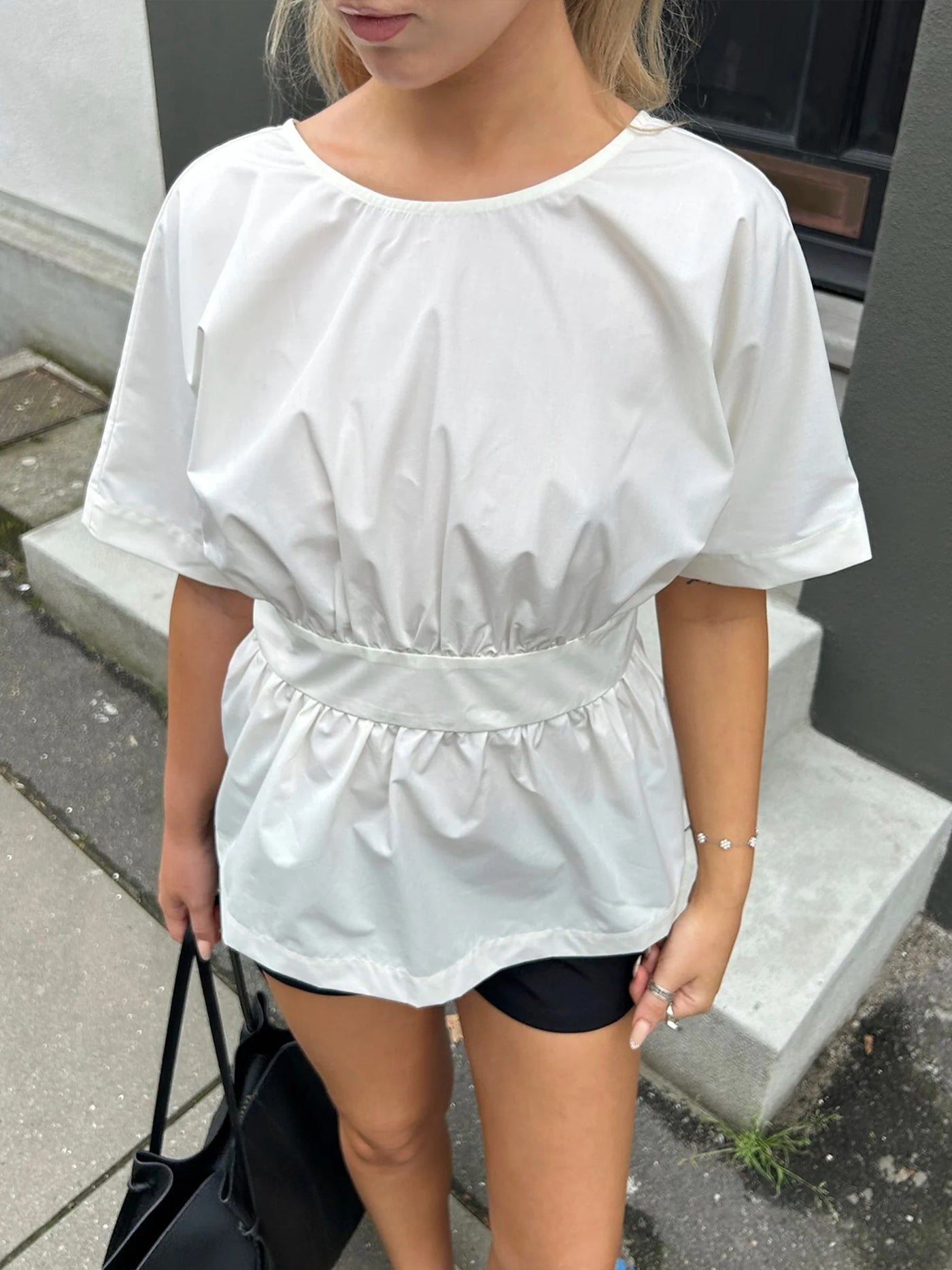 TOPPUR | STEPHANIE hvítt