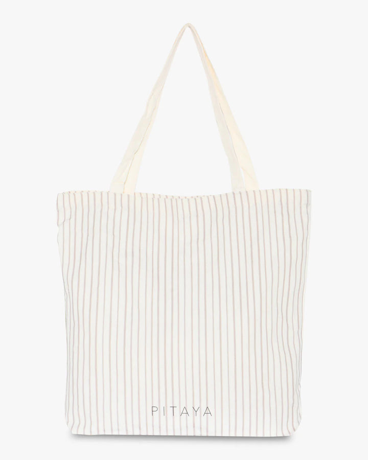 TOTE BAG | BROWN STRIPES