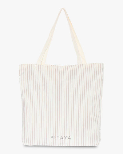 TOTE BAG | BROWN STRIPES